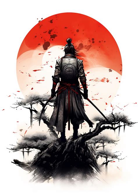 Wall Art Print Japanese Samurai Europosters