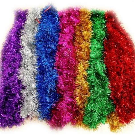 Jual Mtr Slinger Besar Rumbai Tensil Tinsel Metalik Garland Hiasan