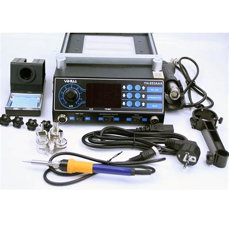 YiHua AAA BGA Esta O De Retrabalho Hot Air Gun Ferro De Solda Esta O De