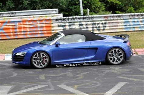 Spied Audi R8 GT Spyder Caught At The Nurburgring Quattroholic