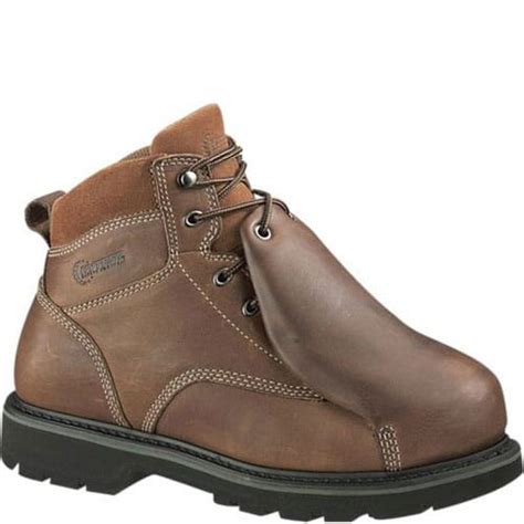 Hytest Men S External Metguard Safety Boots Brown Elliottsboots