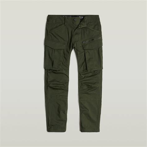 Pantalon Rovic Zip D Straight Tapered Vert G Star Raw