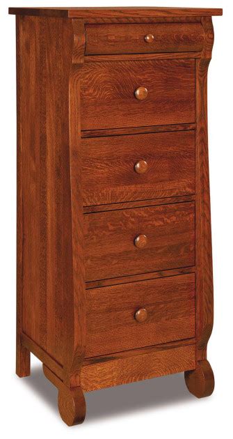 Victoria Sleigh Lingerie Chest Countryside Amish Furniture