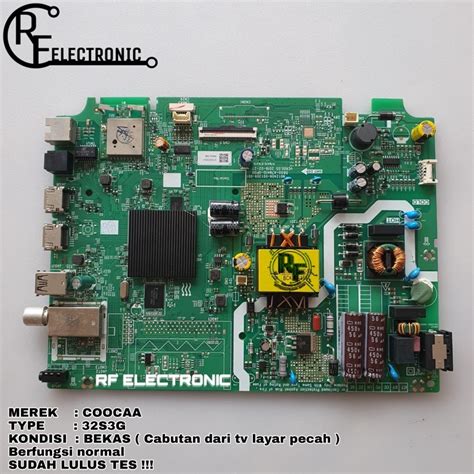 Jual MB MOBO MAINBOARD MESIN TV LED COOCAA 32S3G Shopee Indonesia