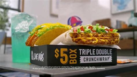 Taco Bell 5 Dollar Box Options