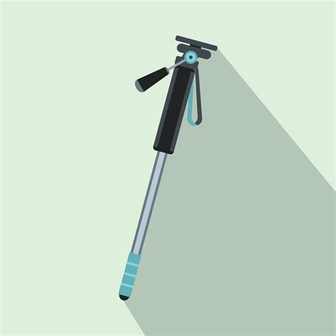 Selfie Monopod Stick Icon In Flat Style 14166539 Vector Art At Vecteezy