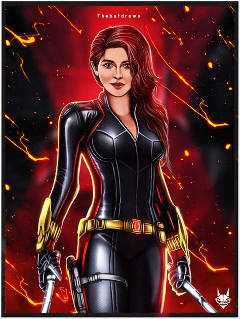 BLACK WIDOW - FAN ART by TheBatDraws on DeviantArt