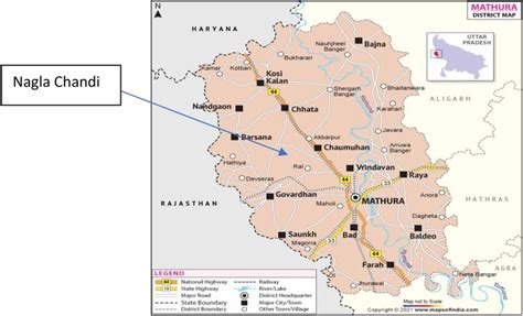 Map Of Mathura District Download Scientific Diagram