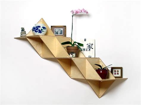 12 Ridiculously Beautiful And Useful Origami Infused Furniture Wall