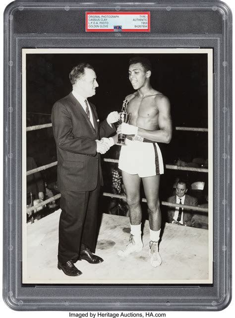 1959 Cassius Clay A K A Muhammad Ali Golden Gloves Original News Lot 59814 Heritage Auctions