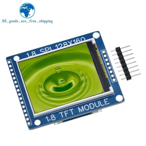 1 8 Inch Serial Spi Tft Lcd Module Display Pcb Adapter Ic 128x160 Dot