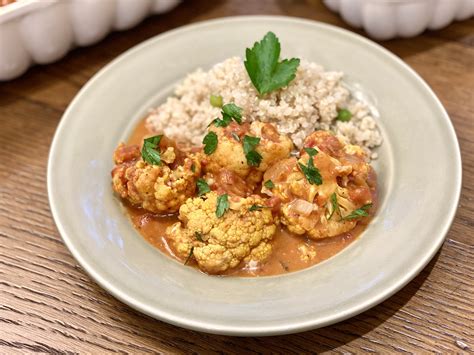 Vegan Cauliflower Tikka Masala Consciously Chic Living