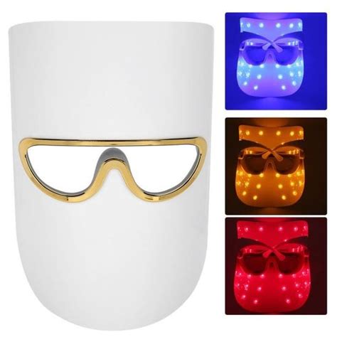 Dilwe Masque Photon Couleurs Led Photon Masque Facial Rajeunissement