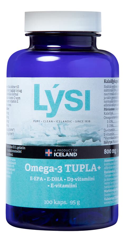 Lysi Omega 3 Lemon Kalaöljy Lysifi