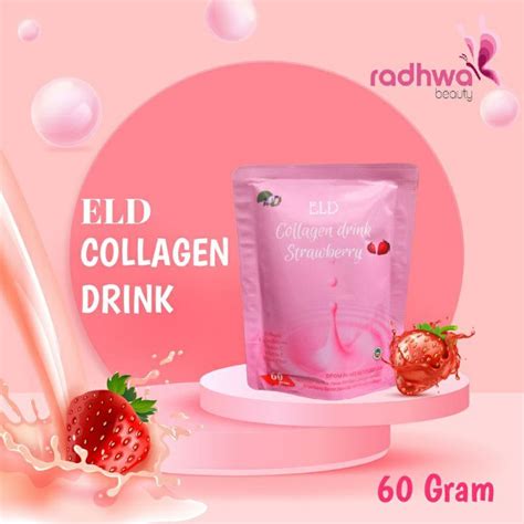 Jual Eld Collagen Drink Strawberry Shopee Indonesia