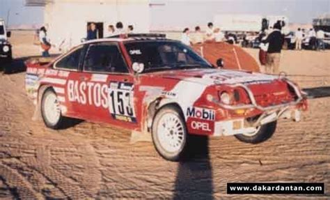 Guy Colsoul Alain Lopes Opel Manta N Paris Dakar