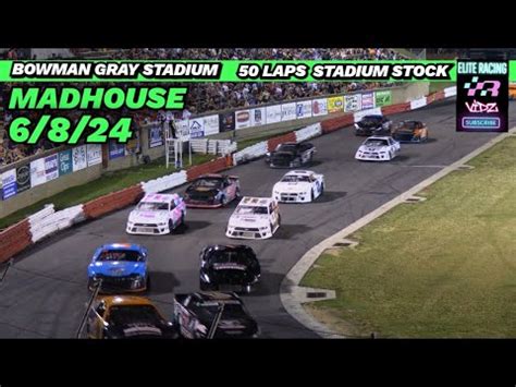 BOWMAN GRAY STADIUM STOCK 50 LAPS 6 8 24 Shorttrackracing