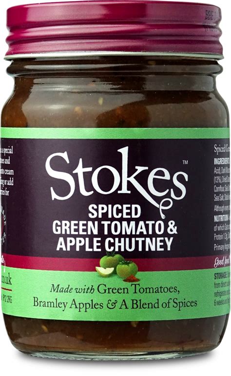 Spiced Green Tomato And Apple Chutney