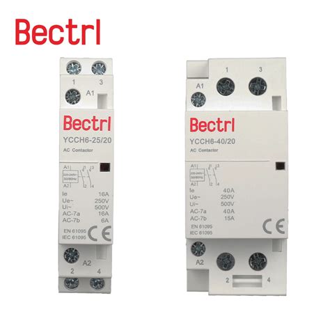 Toct P A V V Hz Din Rail Household Ac Modular Contactor