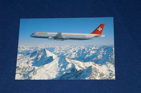 Carte Postale Avion Swissair Airbus A Kaufen Auf Ricardo