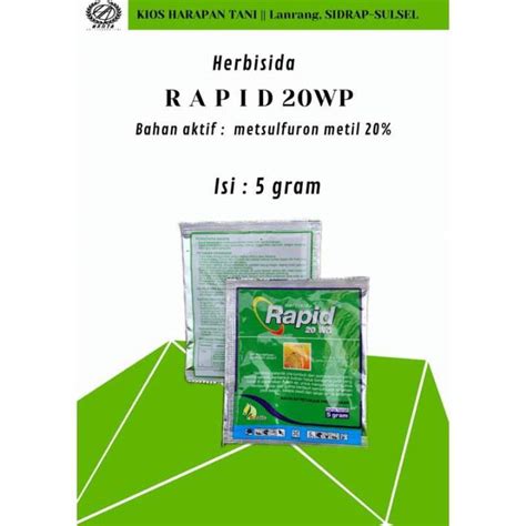 Herbisida Racun Rumput Rapid Wg Gram Lazada Indonesia