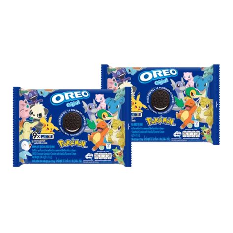 Mondelez Bundle Of 2 Oreo Pokemon Vanilla Multipack Biscuit Ntuc