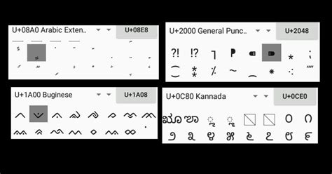 Codigos unicode pad Wiki Escuela de Estética y Edición Amino