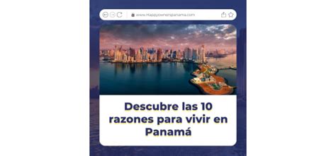 Razones Para Vivir En Panam