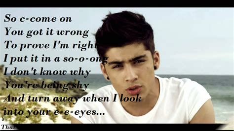 One Direction What Makes You Beautiful Song Lyrics Youtube