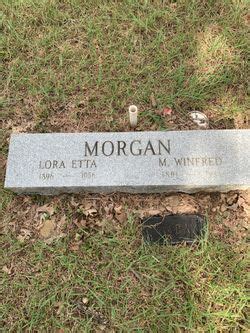 Lora Etta Holder Morgan 1896 1956 Homenaje De Find A Grave