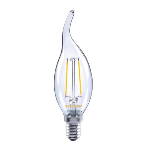 Sylvania SYL 0027183 Led Retro Filament Lamp E14 Gebogen Kaars 4 W 250