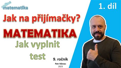 Jak Na P Ij Ma Ky Z Matematiky Cermat Jak Vyplnit Z Znamov Arch