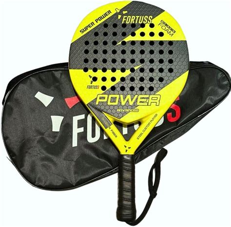 Fortuss Padel Tennis Racket Full Carbon Fiber D Hexagon Surface