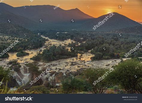 Epupa Falls Full Water On Kunene Stock Photo 1838209258 Shutterstock