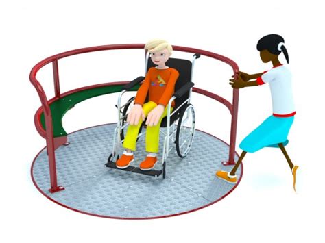 All Inclusive Wheelchair Accessible Playground Equipment