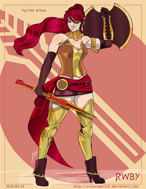 Rwbys Pyrrha Nikos 01 By Ninjarabbitx2 On Deviantart