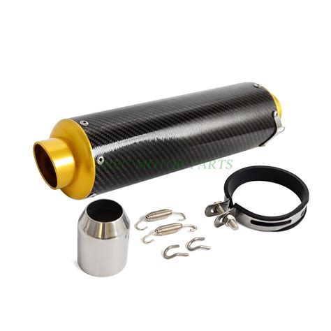 Buy Universal Carbon Fiber Exhaust Muffler Pipe Slip