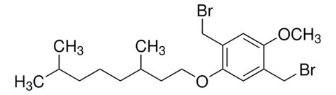 2 5 Bis Bromomethyl 1 Methoxy 4 3 7 Dimethyloctyloxy Benzene 96