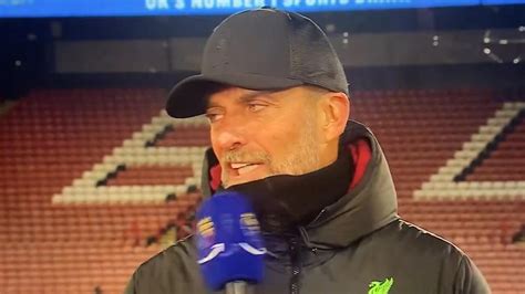 Epl 2023 Jurgen Klopp Blasts Television Presenter Lunchtime Kick Offs