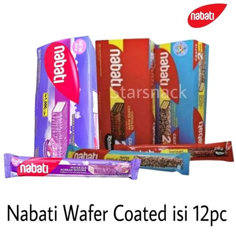 Jual Nabati Chocolate Coated Wafer Goguma Kelapa Isi Pc Kotak