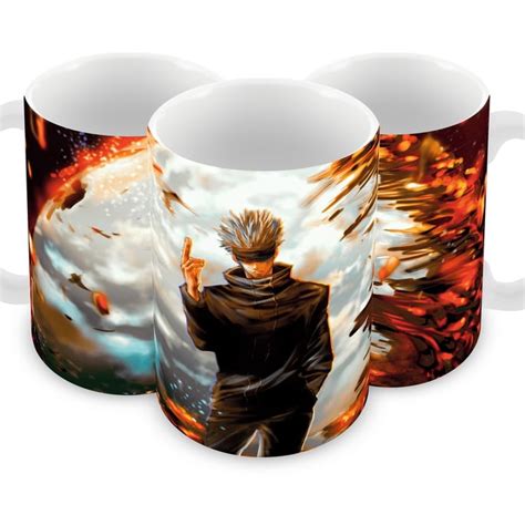 Caneca Polímero Jujutsu Kaisen Personalizada Elo7