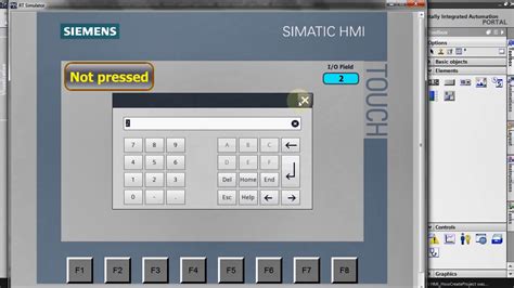 Hmi Programming Tutorial Tia Portal Elements Symbolic I O Field