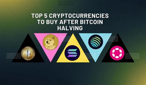 Top 5 Cryptocurrencies Set To Shine Post Bitcoin Halving