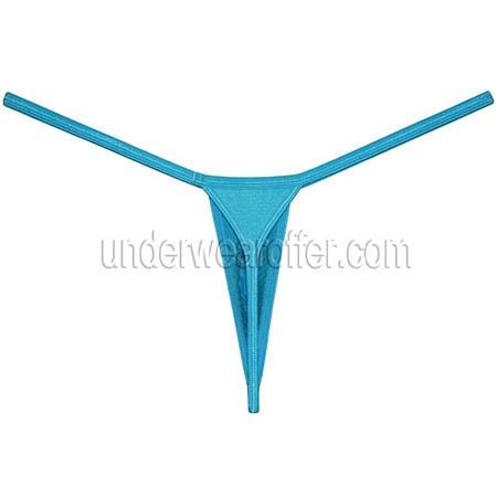 Sexy Men S Shiny Border String Thong Underpants Male Pouch Showing Off Bikini Tangas Mu