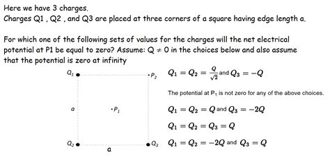 Solved Here We Have 3 Charges Charges Q1 Q2 And Q3 Are