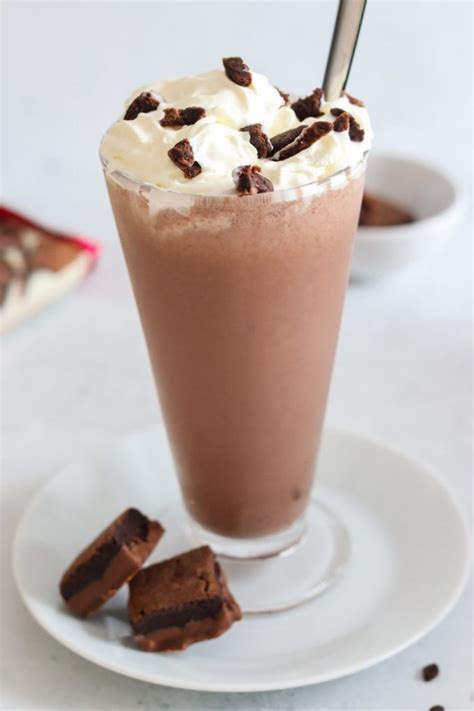 Chocolate Fudge Brownie Milkshake My Morning Mocha