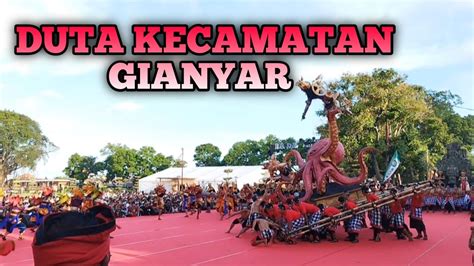 DUTA KECAMATAN GIANYAR PAWAI HUT KOTA GIANYAR YANG KE 252 TAHUN 2023