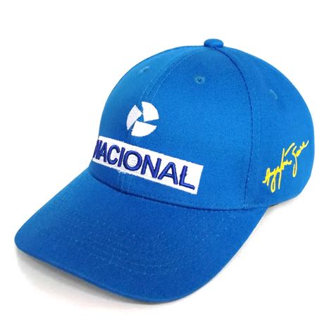 Ayrton Senna Bon De Beisebol Masculino Moda Legal Bordado Ayrton Senna