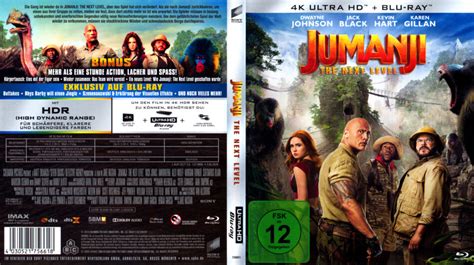 Jumanji 2 The Next Level 2019 De 4k Uhd Cover Dvdcovercom