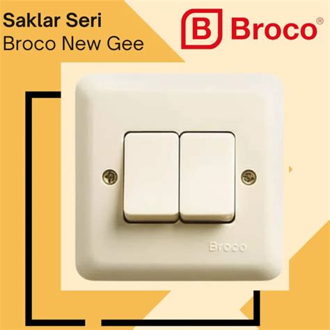 BROCO SAKLAR SERI NEW GEE CREAM 6622U BROCO SAKLAR DOUBLE TANAM IB